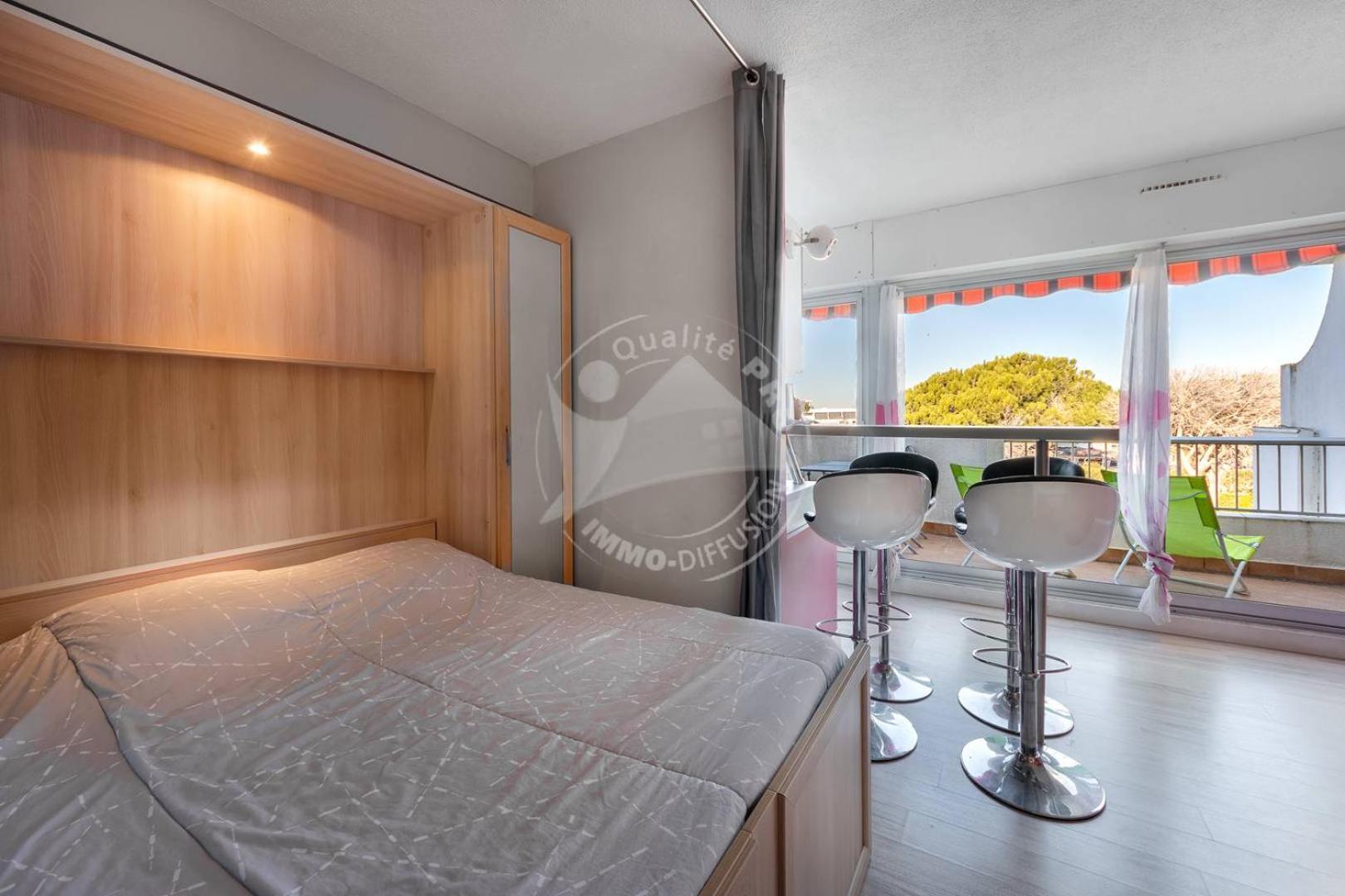 As9557 - Studio Vue Sur La Mer Avec Parking Prive Proche Centre Ville Ле-Гро-дю-Руа Экстерьер фото